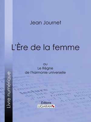 cover image of L'Ère de la femme